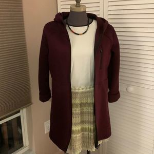 SAGE collective winter coat, size S, Bordeaux color- good condition